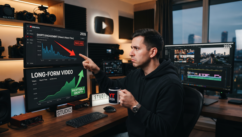 YouTube 2026: Why Shorts Are Failing & The Profitable Return of Long-Form Video 1 YouTube 2026: Why Shorts Are Failing & The Profitable Return of Long-Form Video